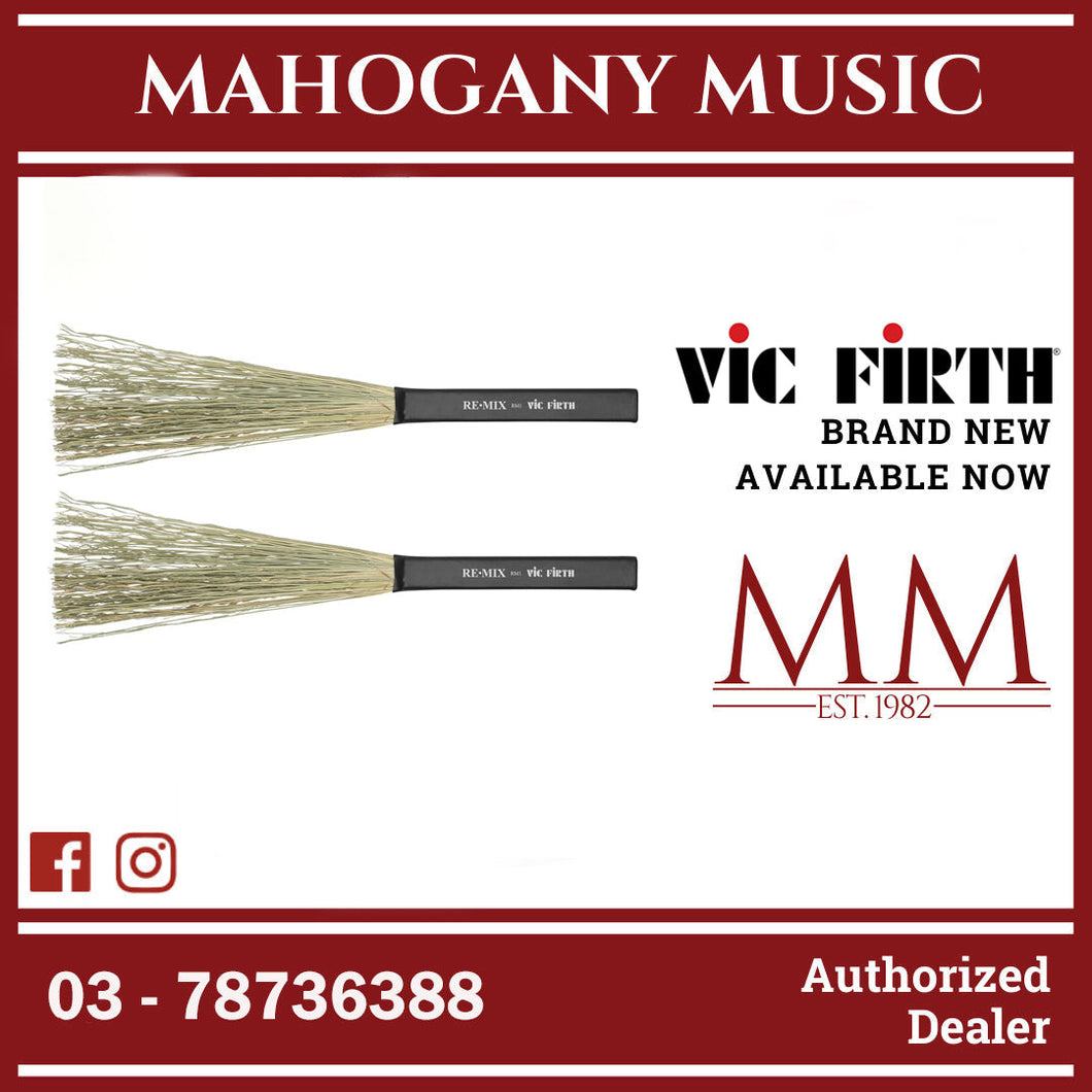 Vic Firth RM1 RE.MIX Brushes Broomcorn