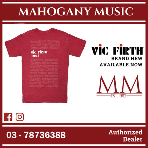 Vic Firth VAT0032-LE Limited Edition1963 Red Graphic Tee, Size M