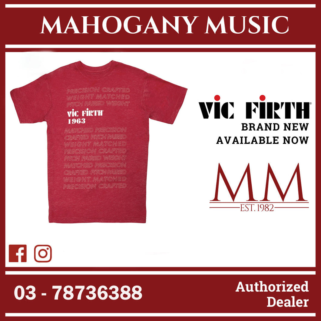Vic Firth VAT0032-LE Limited Edition1963 Red Graphic Tee, Size M
