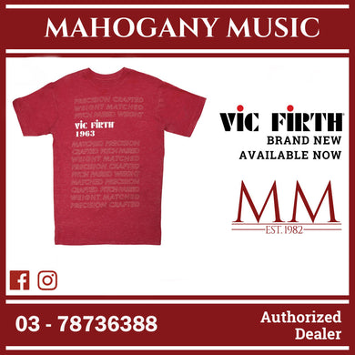 Vic Firth VAT0033-LE Limited Edition 1963 Red Graphic Tee, Size L