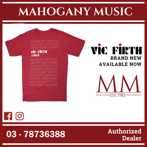 Vic Firth VAT0033-LE Limited Edition 1963 Red Graphic Tee, Size L