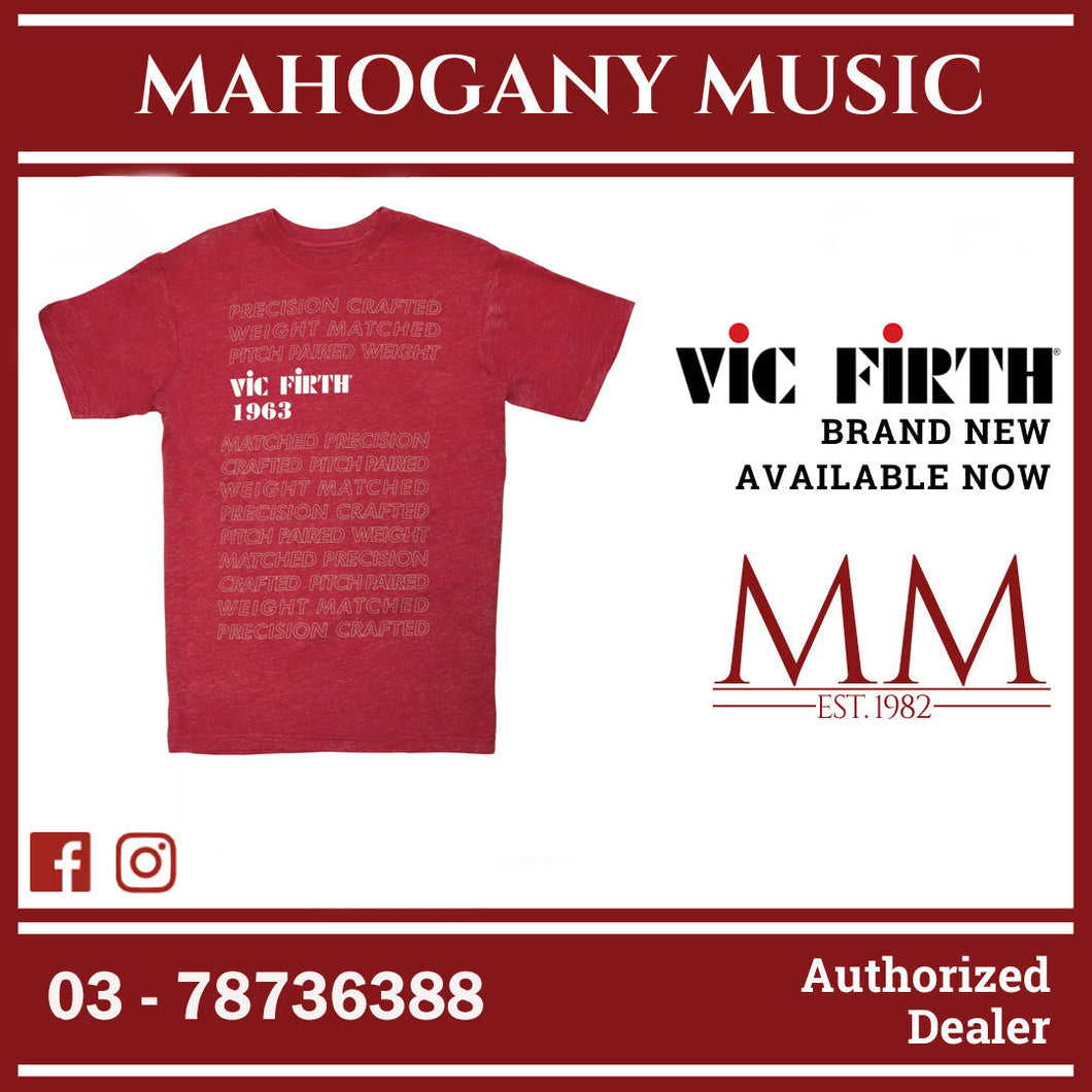Vic Firth VAT0033-LE Limited Edition 1963 Red Graphic Tee, Size L