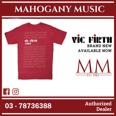 Vic Firth VAT0034-LE Limited Edition 1963 Red Graphic Tee, Size XL