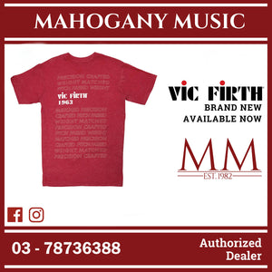 Vic Firth VAT0034-LE Limited Edition 1963 Red Graphic Tee, Size XL