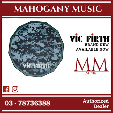 Vic Firth VXPPDC06 Digital Camo Practice Pad, 6 Inch