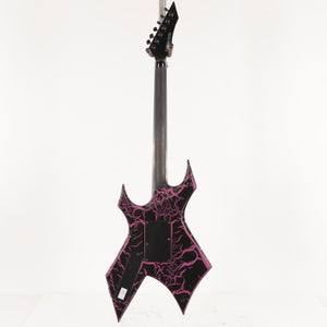 B.C. Rich Warlock Legacy with Floyd Rose Electric Guitar - Purple Crackle