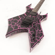B.C. Rich Warlock Legacy with Floyd Rose Electric Guitar - Purple Crackle