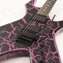 B.C. Rich Warlock Legacy with Floyd Rose Electric Guitar - Purple Crackle