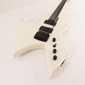 B.C. Rich Warlock Legacy with Kahler Electric Guitar - Glitter Rock White