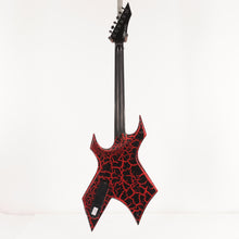B.C. Rich Warlock Legacy with Kahler Electric Guitar - Red Crackle