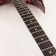B.C. Rich Warlock Legacy with Kahler Electric Guitar - Red Crackle