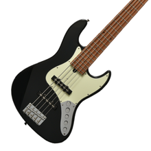 Bacchus WJB5-630-RSM/M-Act-BLK Universe series Roasted Maple 5 String Electric Bass, Black