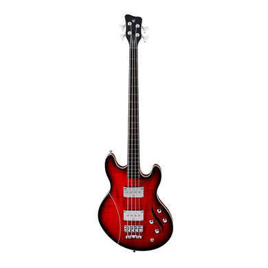[PREORDER] Warwick RockBass Artist Line SklarBass I 4String Guitar, Burgundy Blackburst Transparent High Polish