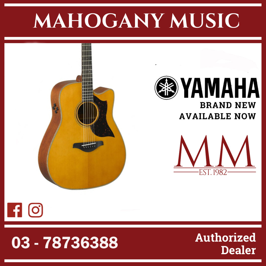 Yamaha A3M VN ARE Vintage Natural Acoustic Guitar