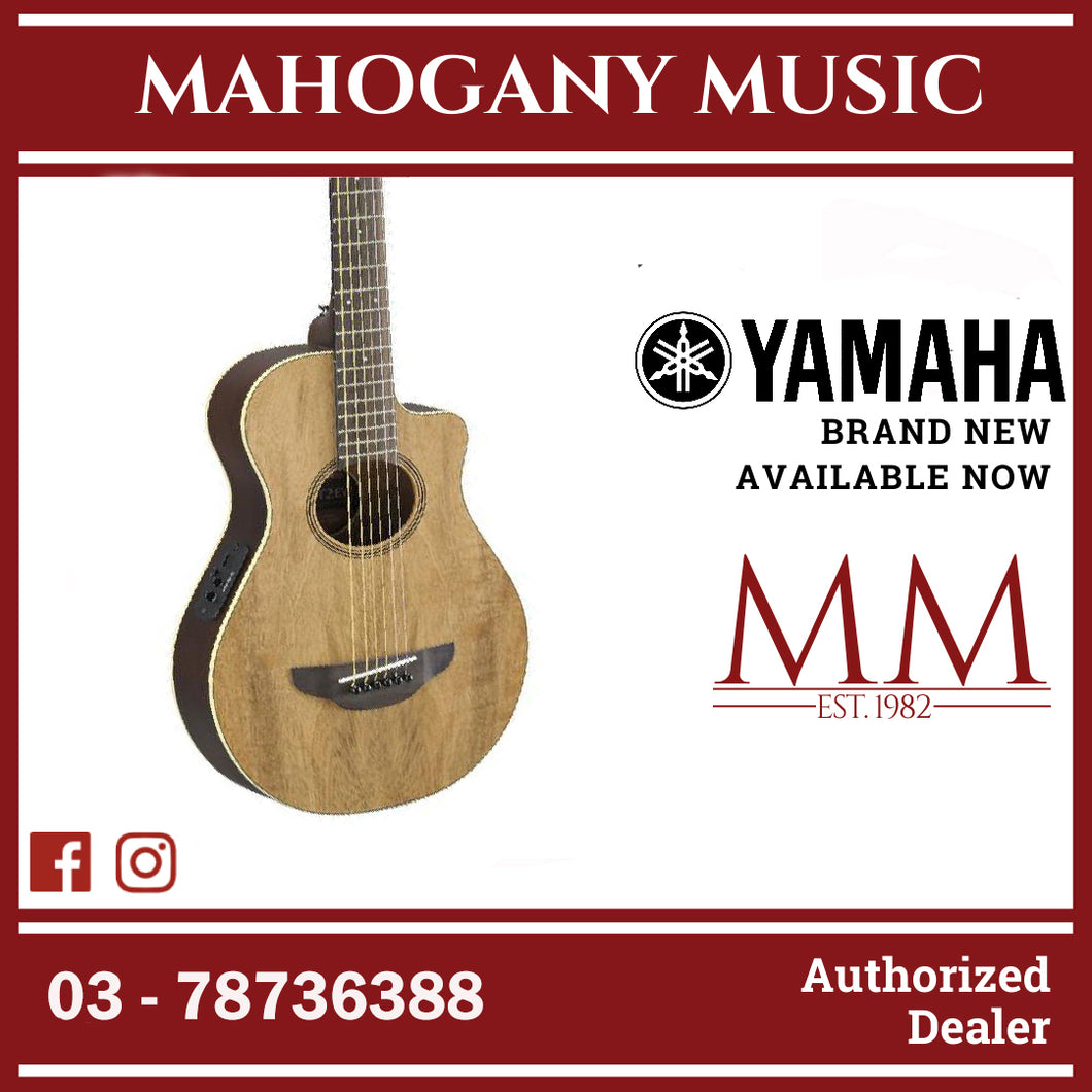 Yamaha APXT2EW Natural Finish 3/4 Size Acoustic-Electric Guitar