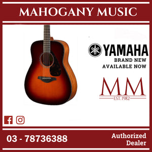 Yamaha FG800BSB//02 Brown Sunburst Finish Acoustic Guitar