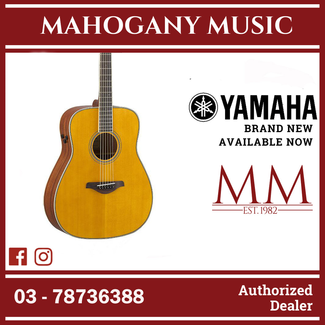 Yamaha FG Trans Dreadnought Vintage Tint Acoustic Guitar