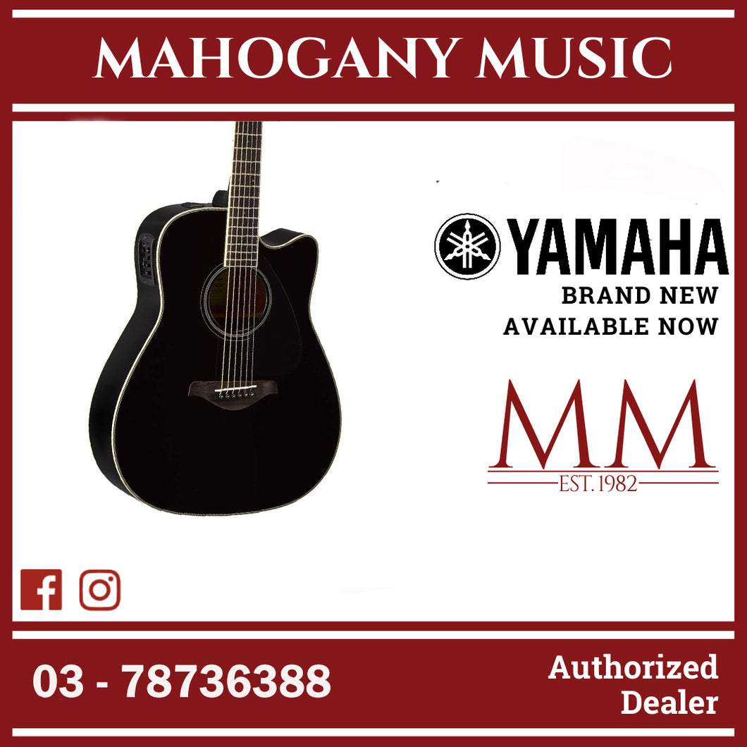 Yamaha FGX820CBL Black Acoustic Guitar
