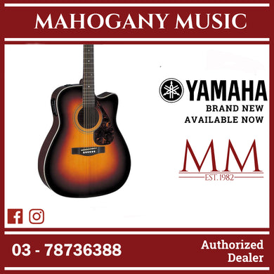 Yamaha FX370C Tobacco Sunburst Cutaway Acoustic Electric Guitar