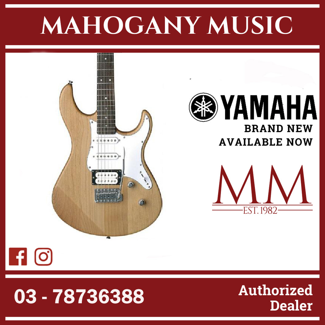 Yamaha Pacifica PAC112V Yellow Natural Satin Electric Guitar