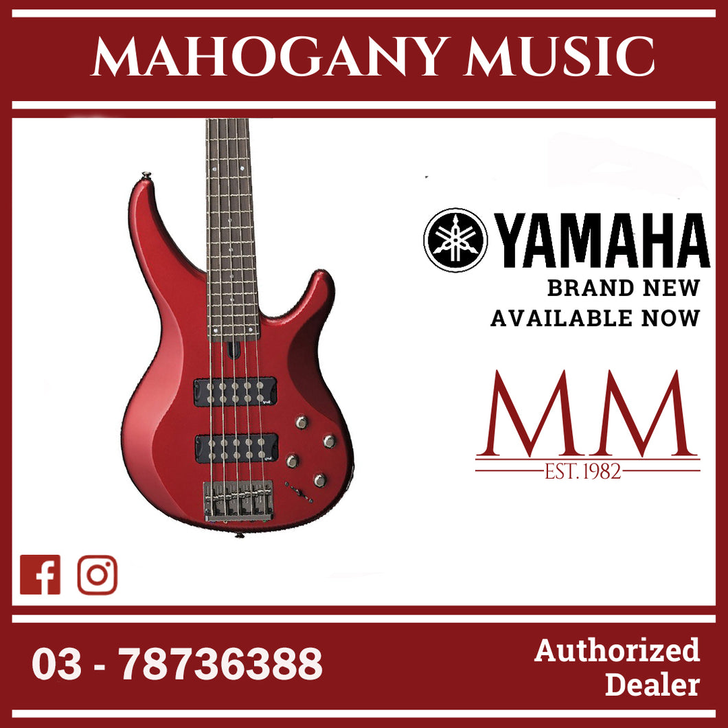 Yamaha TRBX305 Candy Apple Red Gloss 5 String Electric Bass