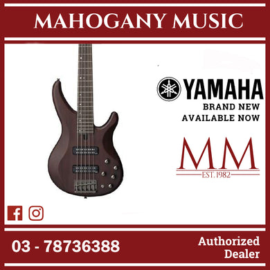 Yamaha TRBX505 5 String Trans Brown Electric Bass