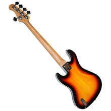 Bacchus WJB5-630-RSM/M-Act-3TS Universe Series Roasted Maple 5-String Electric Bass, 3 Tone Sunburst