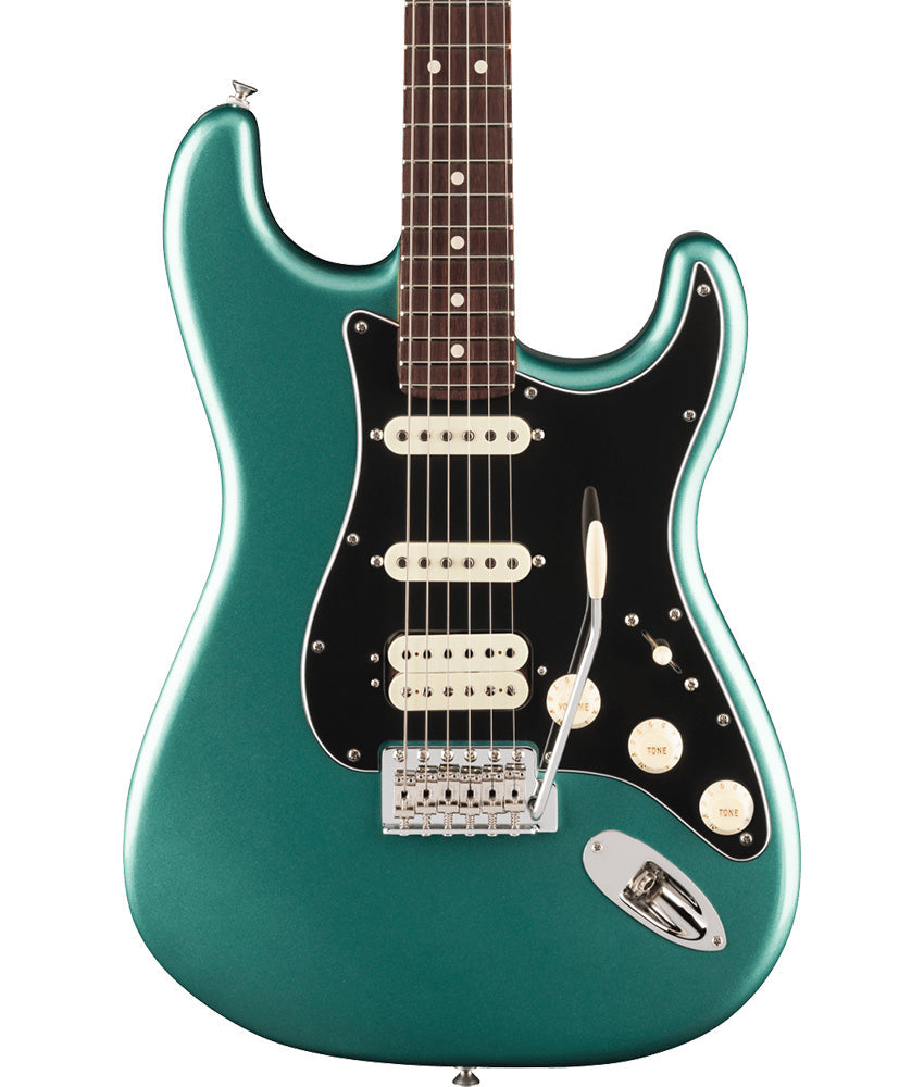 [PREORDER] Fender American Professional Classic Stratocaster HSS Guitar, RW FB, Faded Sherwood Green Metallic