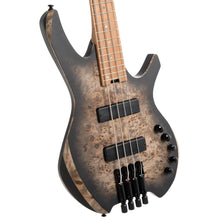 Cort Artisan-Series Space4 Headless 4-Strings Electric Bass Guitar W/Bag Star Dust Black