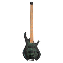 Cort Artisan-Series Space4 Headless 4-Strings Electric Bass Guitar W/Bag Star Dust Green