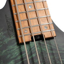Cort Artisan-Series Space4 Headless 4-Strings Electric Bass Guitar W/Bag Star Dust Green