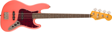 [PREORDER] Squier Classic Vibe 60s Jazz Bass Guitar, Laurel FB, Tahitian Coral