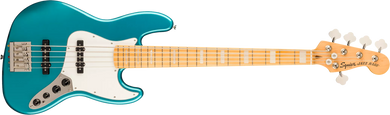 [PREORDER] Squier Classic Vibe Active 70s Jazz Bass V Guitar, Maple FB, Ocean Turquoise