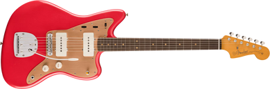 [PREORDER] Fender Limited Edition Vintera II Roadworn 50s Jazzmaster Electric Guitar, RW FB, Fiesta Red