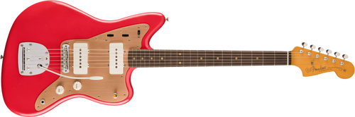 [PREORDER] Fender Limited Edition Vintera II Roadworn 50s Jazzmaster Electric Guitar, RW FB, Fiesta Red