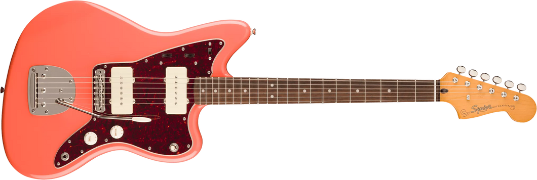 [PREORDER] Squier Classic Vibe 60s Jazzmaster Electric Guitar, Laurel FB, Tahitian Coral