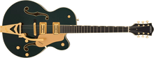 [PREORDER] Gretsch Synchromatic Nashville Hollow Body Single-Cut w/Bigsby Electric Guitar, Cadillac Green