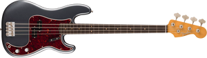 [PREORDER] Fender Limited Edition Vintera II Roadworn 60s Precision Bass Guitar, RW FB, Charcoal Frost Metallic