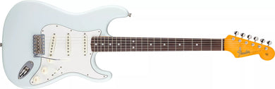 [PREORDER] Fender American Vintage II 65 Stratocaster Electric Guitar, Round-Lam RW FB, Sonic Blue