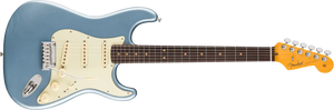[PREORDER] Fender American Ultra Luxe Vintage 60s Stratocaster Electric Guitar, RW FB, Ice Blue Metallic