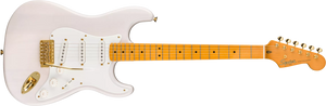 [PREORDER] Squier FSR Classic Vibe 50s Stratocaster Electric Guitar, Maple FB, White Blonde