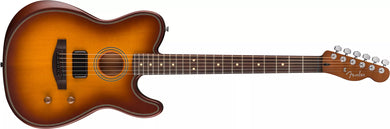 [PREORDER] Fender Acoustasonic Standard Telecaster Electric Guitar, RW FB, Honey Burst