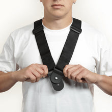 D'Addario 50DARE000 Dare Dual Shoulder Guitar Strap, Black