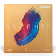 D'Addario A312 3/4M Ascente Violin Single A String, 3/4 Scale, Medium Tension