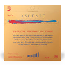 D'Addario A312 3/4M Ascente Violin Single A String, 3/4 Scale, Medium Tension