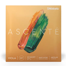D'Addario A410 XXSM Ascente Viola String Set, Extra-Extra-Short Scale, Medium Tension