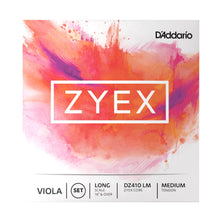 D'Addario DZ410 LM ZYEX Viola String Set, Long Scale, Medium Tension