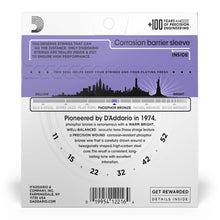 D’Addario EJ26 Phosphor Bronze Acoustic Guitar Strings, Custom Light, 11-52 Gauge