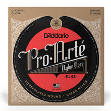 D’Addario EJ45 Pro-Arté Nylon Classical Guitar Strings, Normal Tension