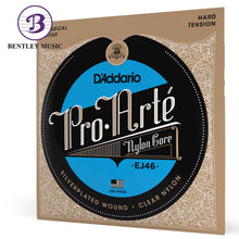 D’Addario EJ46 Pro-Arté Nylon Classical Guitar Strings, Hard Tension